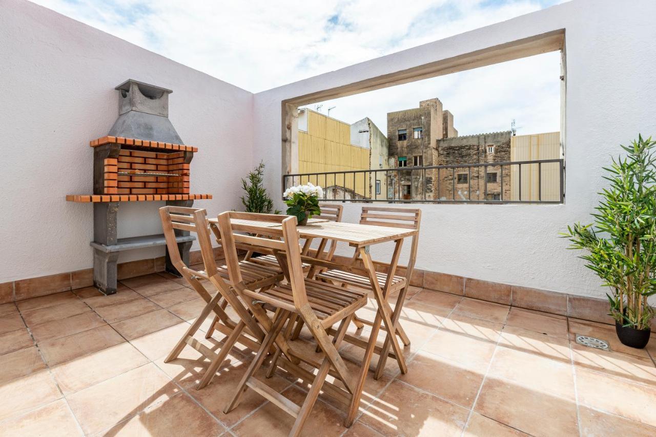 Appartamento Atico Duplex Con Barbacoa Y Terraza En Barri Port Maritim Tarragona Esterno foto