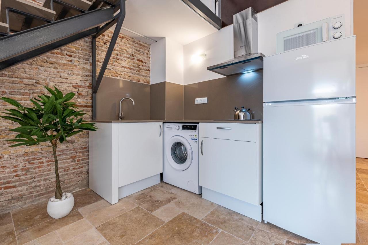 Appartamento Atico Duplex Con Barbacoa Y Terraza En Barri Port Maritim Tarragona Esterno foto