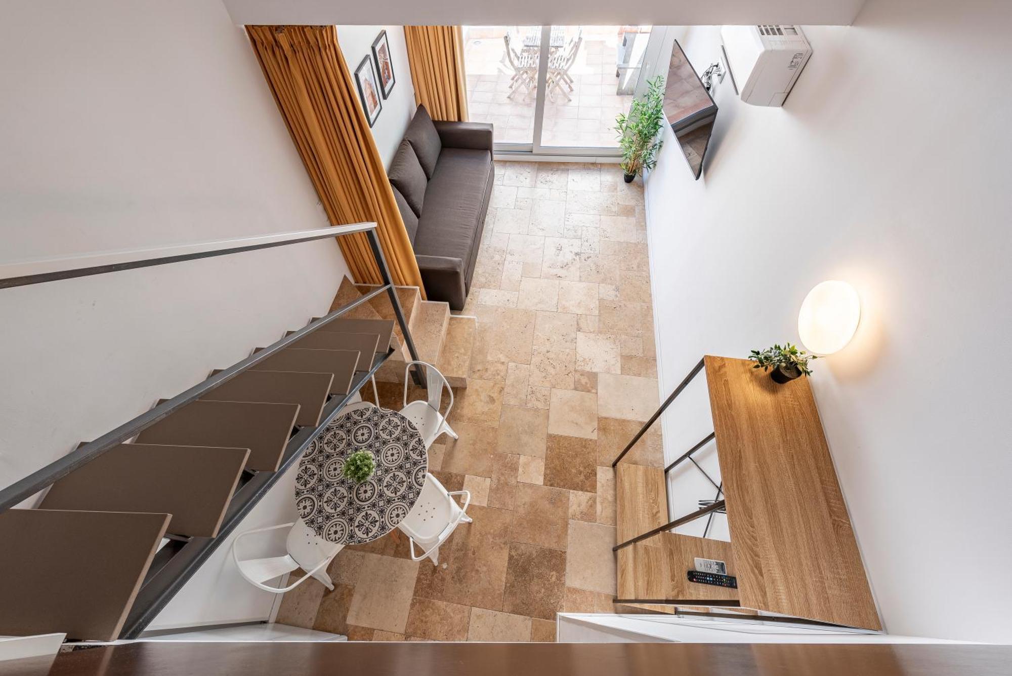Appartamento Atico Duplex Con Barbacoa Y Terraza En Barri Port Maritim Tarragona Esterno foto
